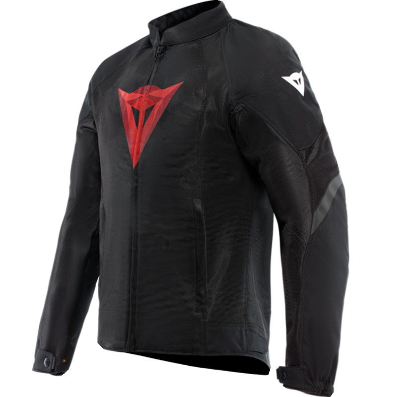 CHAQUETA DAINESE HEROSPHERE TEX JACKET NEGRO/ROJO DIAMANTE