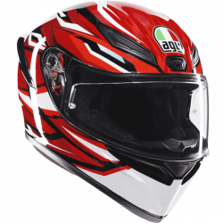 CASCO AGV K1 S E2206 LION BLACK/RED/WHITE