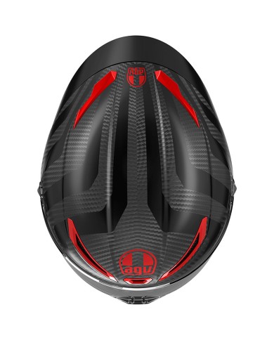 CASCO AGV PISTA GP RR E2206 INTREPIDO MATT CARBON/BLACK/RED
