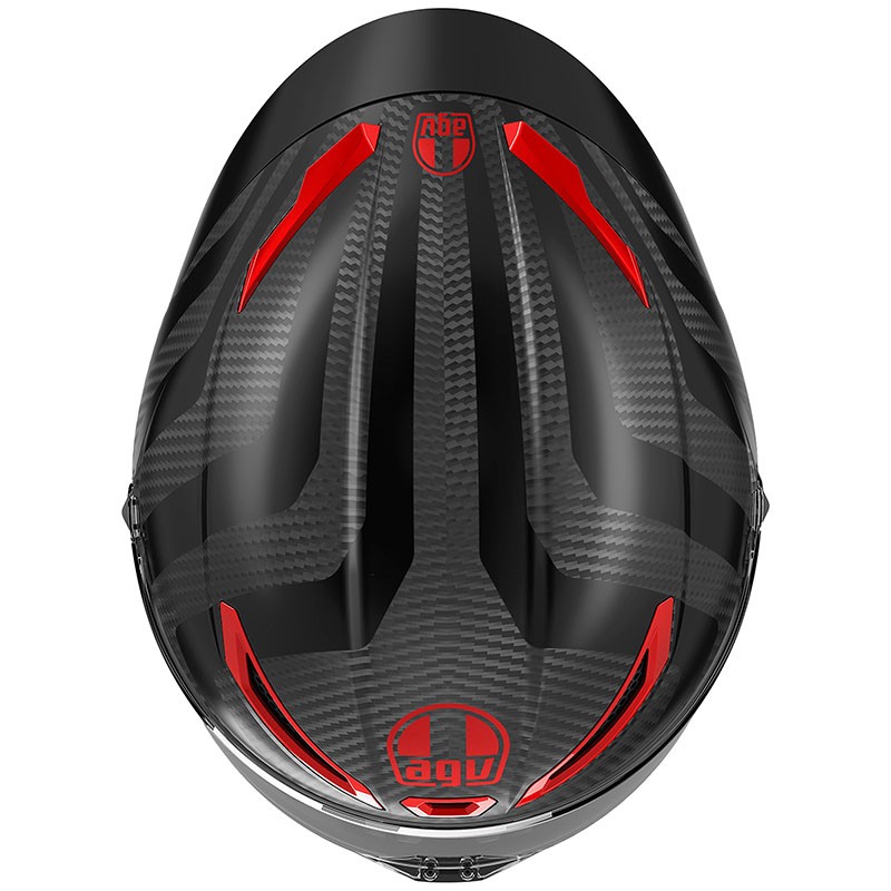 CASCO AGV PISTA GP RR E2206 INTREPIDO MATT CARBON/BLACK/RED | Agv de moto | %brands%