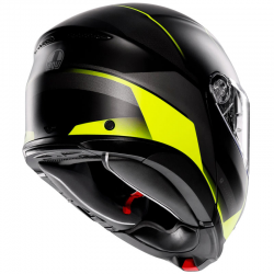 CASCO AGV TOURMODULAR PERCEPTION MATT BLACK/YELLOW FLUO