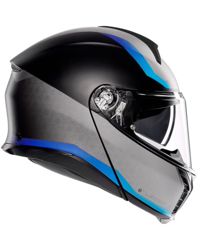 CASCO AGV TOURMODULAR STRAY MATT BLACK/GREY/BLUE