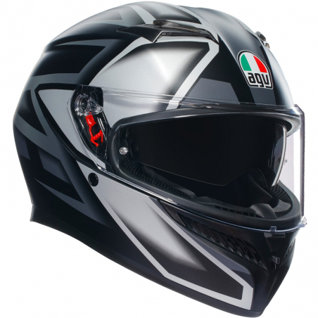 CASCO AGV K3 E2206 COMPOUND MATT BLACK/GREY