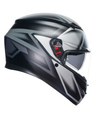 CASCO AGV K3 E2206 COMPOUND MATT BLACK/GREY