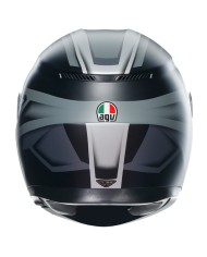 CASCO AGV K3 E2206 COMPOUND MATT BLACK/GREY