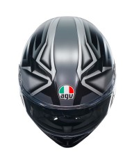 CASCO AGV K3 E2206 COMPOUND MATT BLACK/GREY