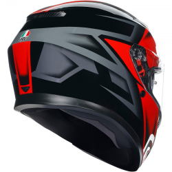 CASCO AGV K3 E2206 COMPOUND BLACK/RED