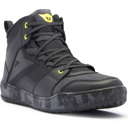 ZAPATILLAS DAINESE SUBURB D-WP BLACK/CAMO/ACID YELLOW