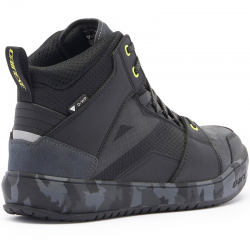 ZAPATILLAS DAINESE SUBURB D-WP BLACK/CAMO/ACID YELLOW