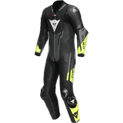 MONO DAINESE MISANO 3 D-AIR PERFORADO BLACK/ANTHRACITE/FLUO YELLOW