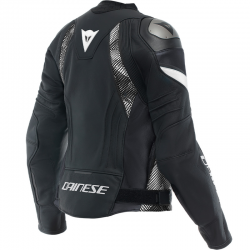 CHAQUETA DAINESE AVRO 5 LEATHER JACKET LADY BLACK/BLACK/WHITE