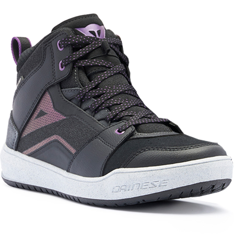 ZAPATILLAS DAINESE SUBURB D-WP LADY BLACK/WHITE/METAL PURPLE