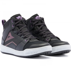 ZAPATILLAS DAINESE SUBURB D-WP LADY BLACK/WHITE/METAL PURPLE