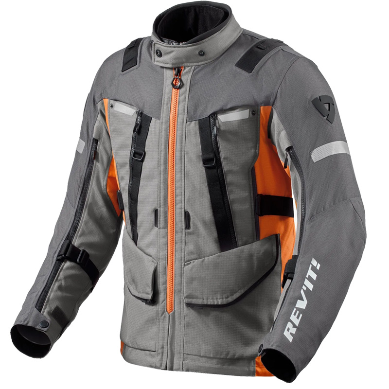 CHAQUETA REVIT SAND 4 H2O GRIS/NARANJA