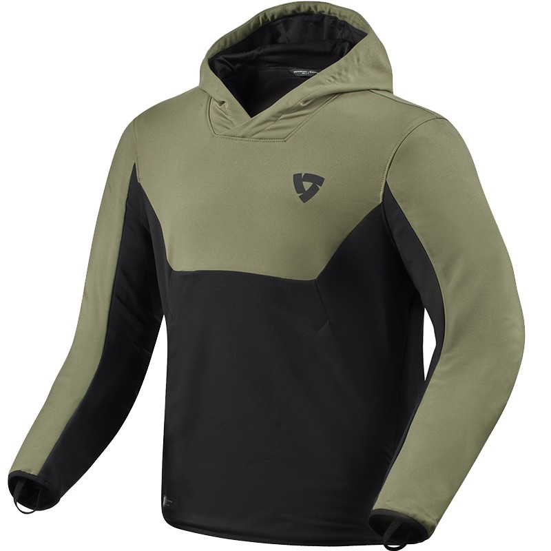 SUDADERA REVIT ANDON NEGRO/VERDE