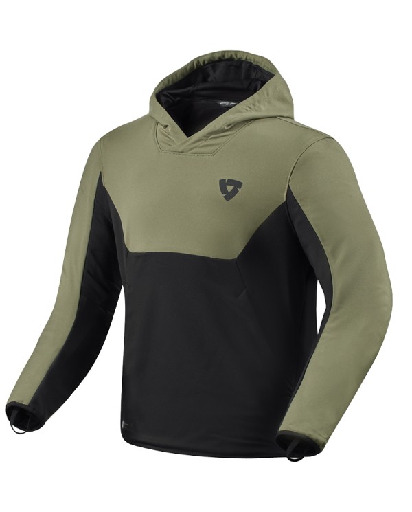 SUDADERA REVIT ANDON NEGRO/VERDE
