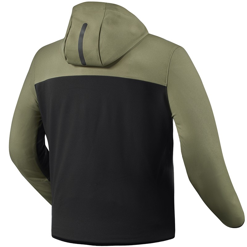 SUDADERA REVIT ANDON NEGRO/VERDE
