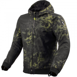 CHAQUETA REVIT SAROS WB NEGRO/VERDE OSCURO