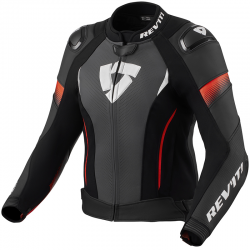 CHAQUETA REVIT XENA 4 PRO LADY BLACK/FLUO RED