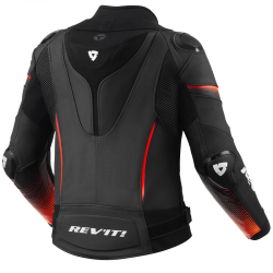 CHAQUETA REVIT XENA 4 PRO LADY BLACK/FLUO RED