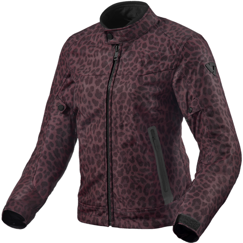 CHAQUETA REVIT SHADE H2O LADY LEOPARD RED