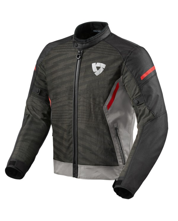CHAQUETA REVIT TORQUE 2 H2O GRIS/ROJO