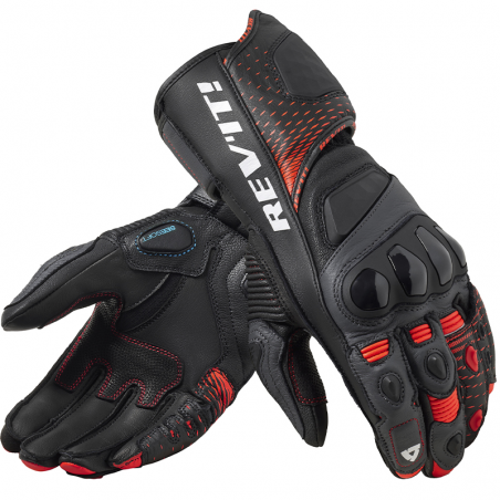 GUANTES REVIT CONTROL BLACK/RED FLUO