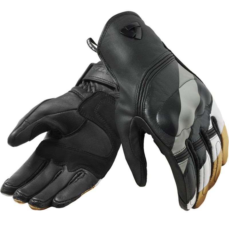 GUANTES REVIT REDHILL LADY BLACK/OCHER YELLOW