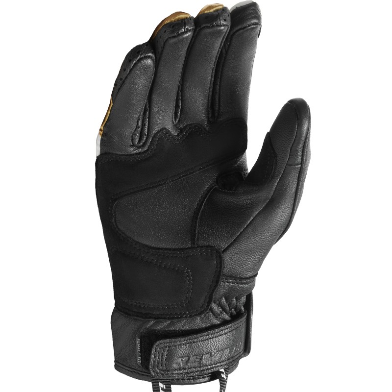 GUANTES REVIT REDHILL LADY BLACK/OCHER YELLOW