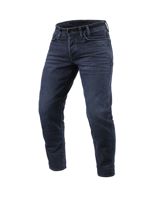 PANTALONES VAQUEROS REVIT ORTES TF L34 DARK BLUE/BLACK USED | Pantalones de moto | %brands%