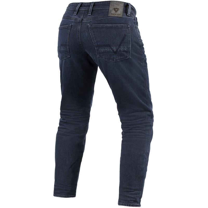 PANTALONES VAQUEROS REVIT ORTES TF L34 DARK BLUE/BLACK USED | Pantalones de moto | %brands%