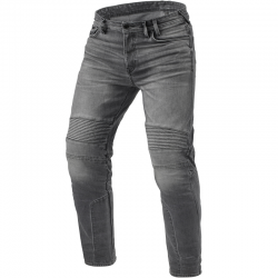 PANTALONES VAQUEROS REVIT MOTO 2 TF GRIS MEDIO GASTADO