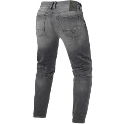 PANTALONES VAQUEROS REVIT MOTO 2 TF GRIS MEDIO GASTADO