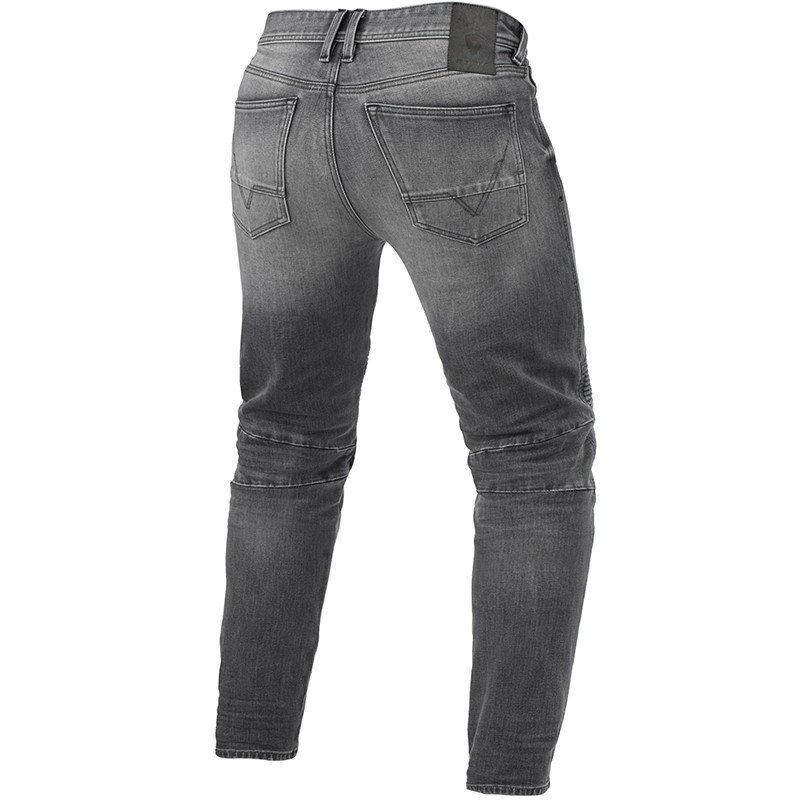 PANTALONES VAQUEROS REVIT MOTO 2 TF L34 GRIS MEDIO GASTADO | Pantalones de moto | %brands%