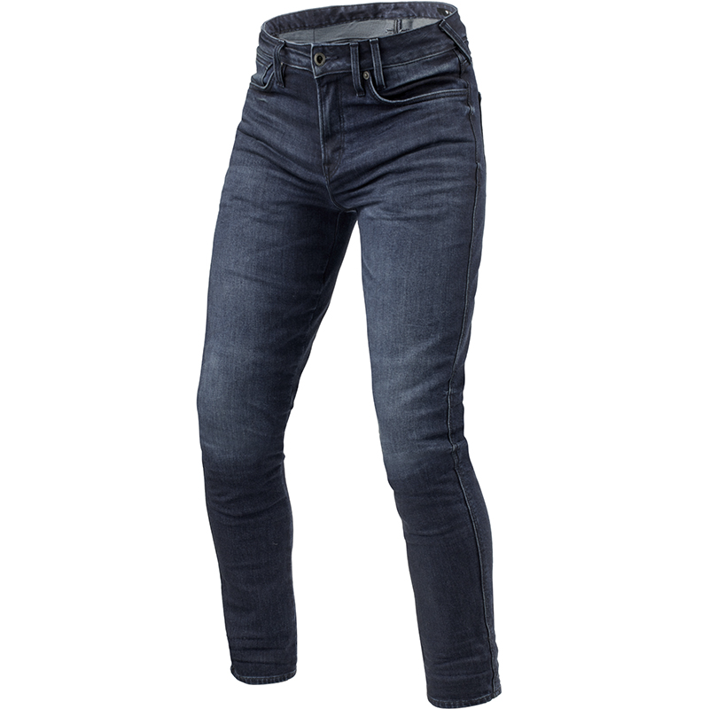 PANTALONES VAQUEROS REVIT CARLIN SK AZUL OSCURO GASTADO