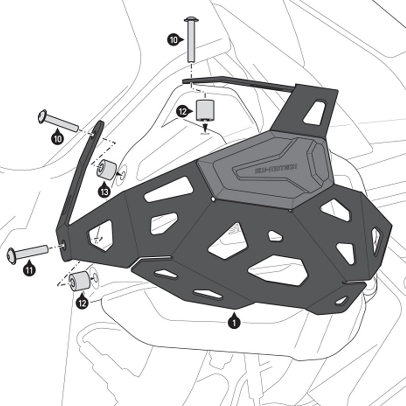 PROTECTOR DE CULATAS SW-MOTECH BMW MSS.07.975.10100/B