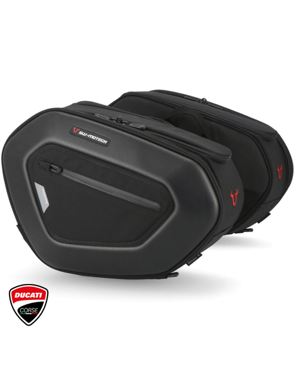 PACK SW-MOTECH DE ALFORJAS Y SEPARADORES PRO BLAZE H DUCATI BC.HTA.22.740.30901 | Alforjas de moto | %brands%