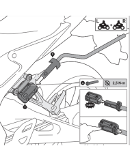 PACK SW-MOTECH DE ALFORJAS Y SEPARADORES PRO BLAZE H APRILIA BC.HTA.13.740.35001