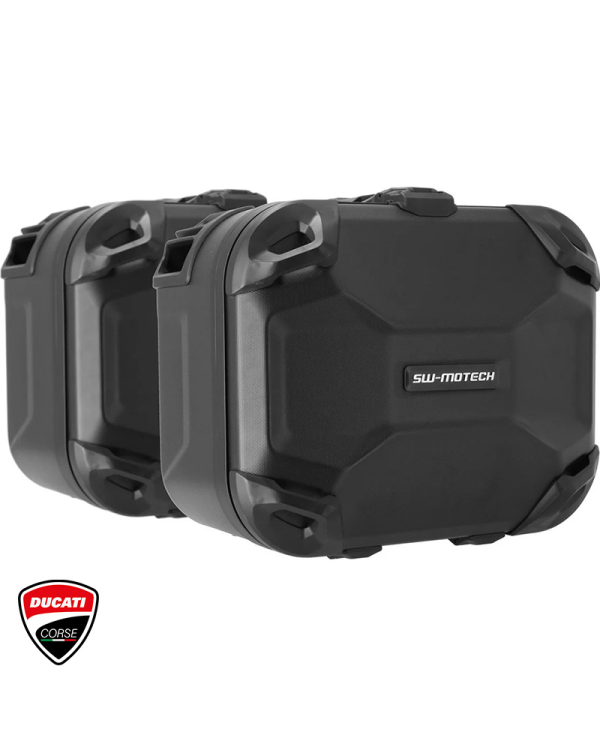 PACK MALETAS LATERALES + SOPORTES SW-MOTECH DUSC DUCATI KFT.22.114.65000/B