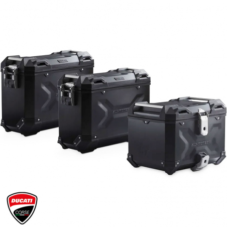 PACK MALETAS LATERALES + BAUL + BOLSAS + SOPORTES SW-MOTECH DUCATI ADV.22.995.75000/B