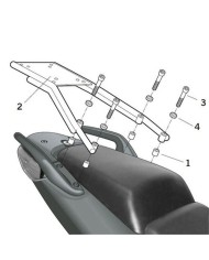 KIT DE FIJACIÓN POSTERIOR SHAD V0YR11ST PIAGGIO MP3 300/125 | Maletas y  Equipajes de moto | %brands%