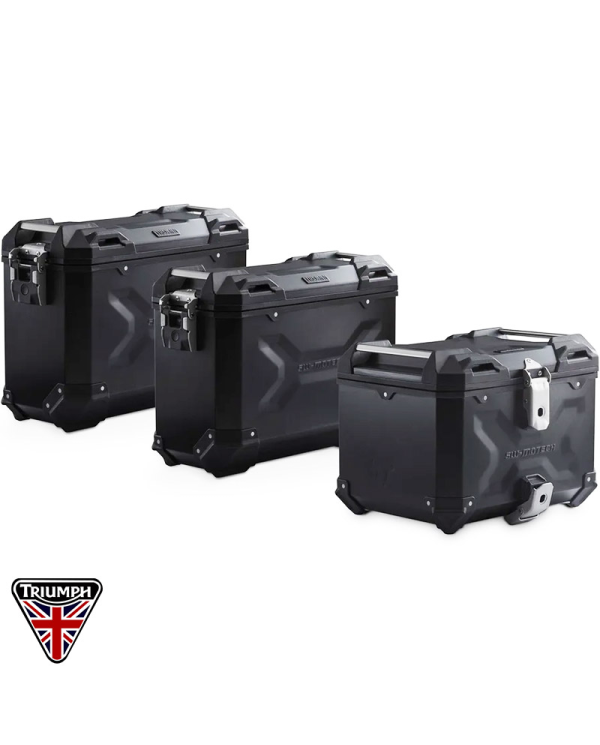 PACK MALETAS LATERALES + BAUL + BOLSAS + SOPORTES SW-MOTECH TRIUMPH ADV.11.905.75001/B