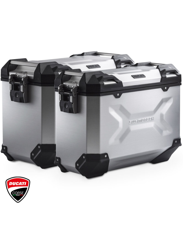 PACK MALETAS LATERALES + BOLSAS + SOPORTES SW-MOTECH DUCATI KFT.22.822.70101/S | Maletas y  Equipajes de moto | %brands%