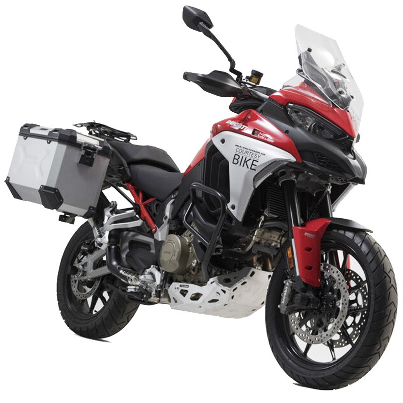 PACK MALETAS LATERALES + BOLSAS + SOPORTES SW-MOTECH DUCATI KFT.22.822.70101/S | Maletas y  Equipajes de moto | %brands%