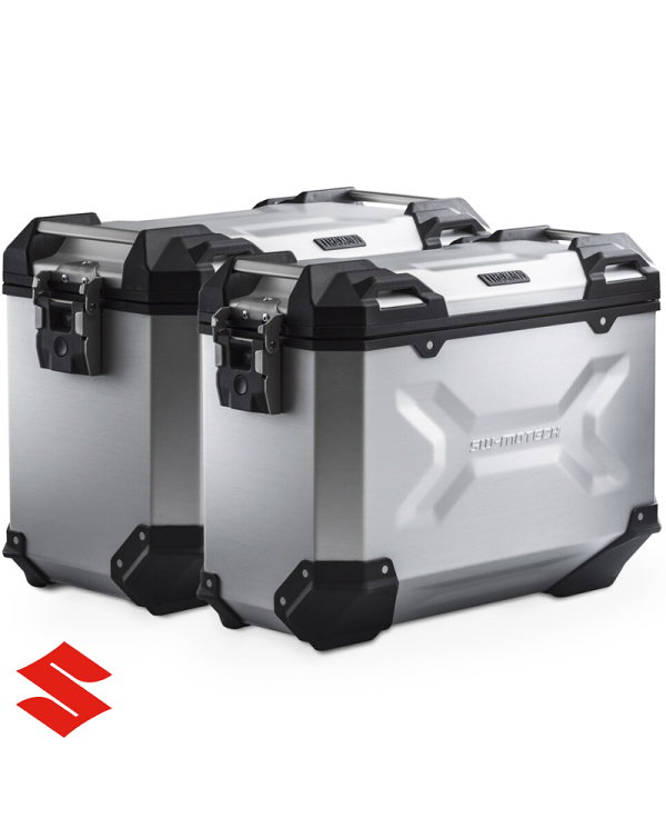 PACK MALETAS LATERALES + BOLSAS + SOPORTES SW-MOTECH SUZUKI KFT.05.965.70000/S