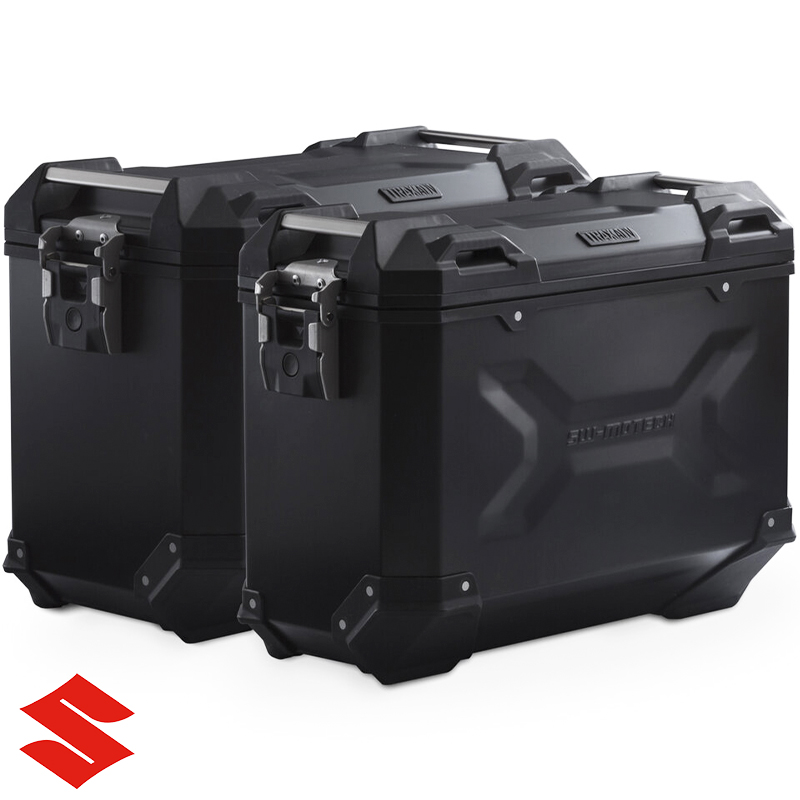 PACK MALETAS LATERALES + BOLSAS + SOPORTES SW-MOTECH SUZUKI KFT.05.965.70000/B