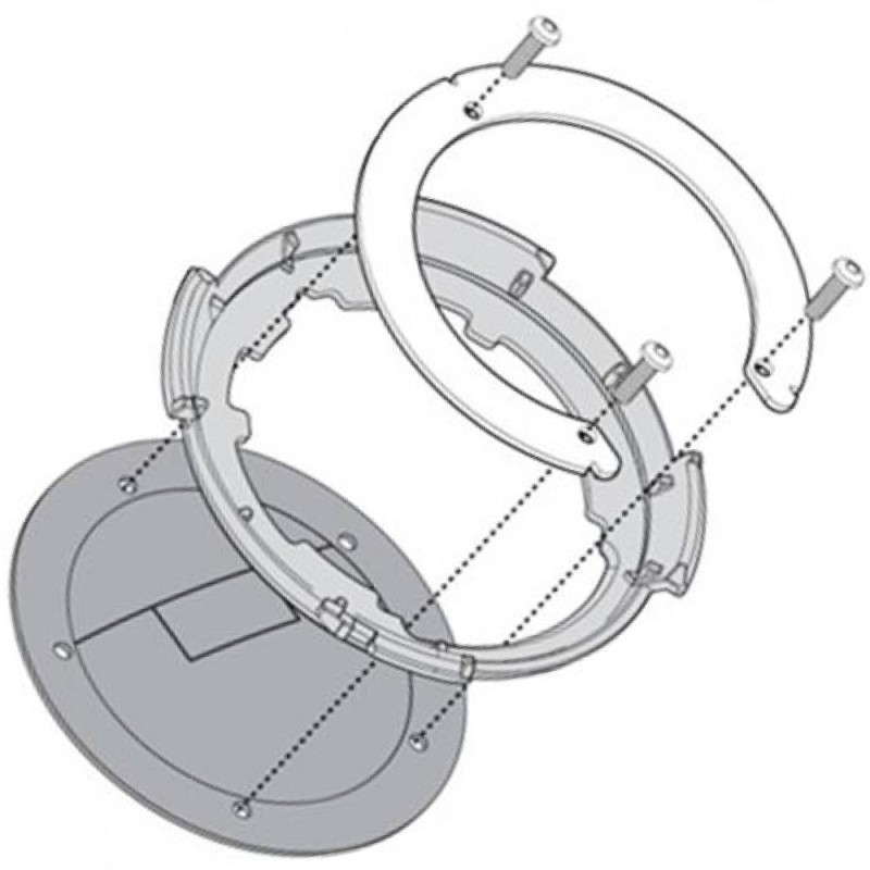 ADAPTADOR GIVI PARA BOLSAS TANKLOCK BF03