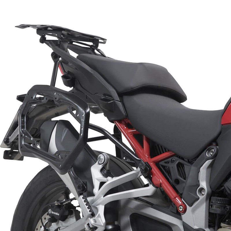 PACK MALETAS LATERALES + SOPORTES + BOLSAS SW-MOTECH AERO ABS DUCATI KFT.22.822.60101/B | Maletas y  Equipajes de moto | %brands%
