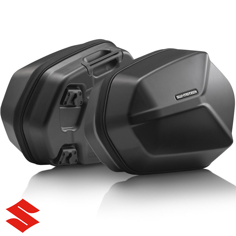 PACK MALETAS LATERALES + SOPORTES + BOLSAS SW-MOTECH AERO ABS SUZUKI KFT.05.876.60101/B