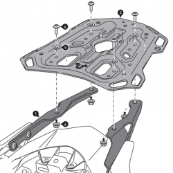 PACK SW-MOTECH BAUL DUSC 41L + PORTAEQUIPAJE KAWASAKI GPT.08.518.65000/B